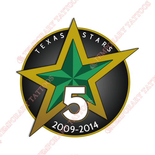 Texas Stars Customize Temporary Tattoos Stickers NO.9169